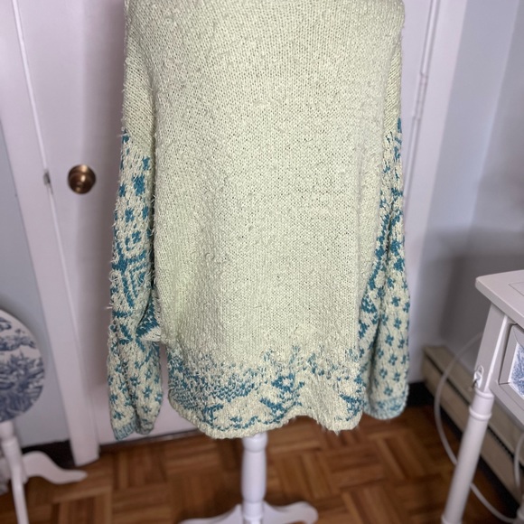 NWOT FREE PEOPLE Sugar Mountain Long Sleeve Pullover Sweater Size Large - Picture 7 of 9
